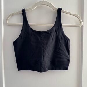 Black Nike Long Line Sports Bra